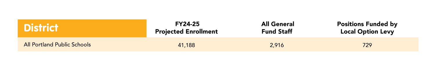 Levy Positions Funded by School - Renew Teacher's Levy